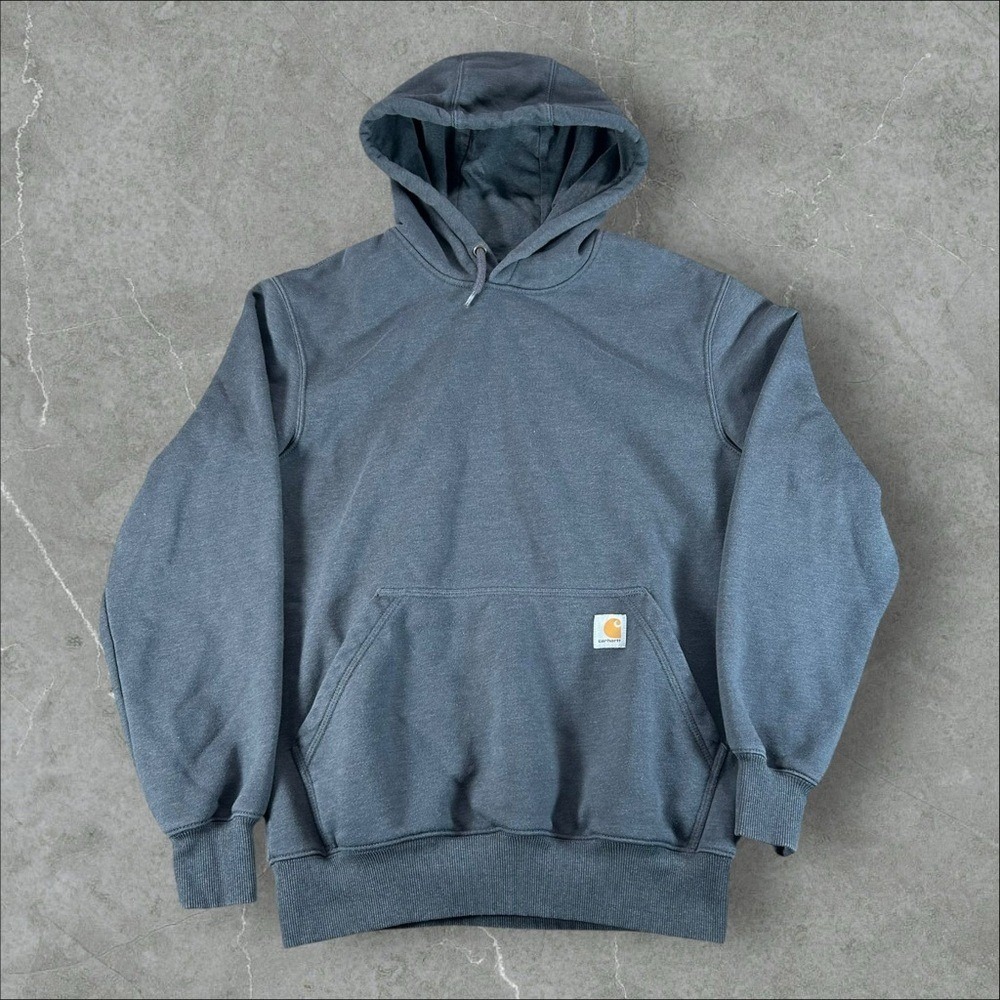 Carhartt Hoodie Men Small Grey Rain Defender Loose Fit TS0615-M Pullover Sweater